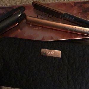 GHD Gold 1” styler gift set copper luxe collection